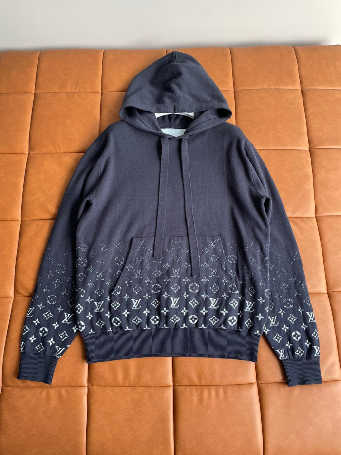 NIGO Louis Vuitton Men's Summer Gradient Cotton Hoodie CrewNeck Sweatshirt Pullover #nigo97129