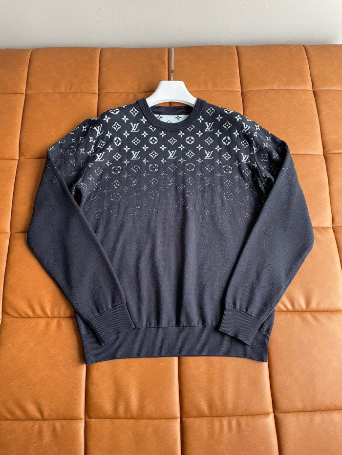 NIGO Louis Vuitton Men's Summer Gradient Cotton Hoodie CrewNeck Sweatshirt Pullover #nigo97129