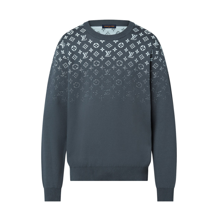 NIGO Louis Vuitton Men's Summer Gradient Cotton Hoodie CrewNeck Sweatshirt Pullover #nigo97129