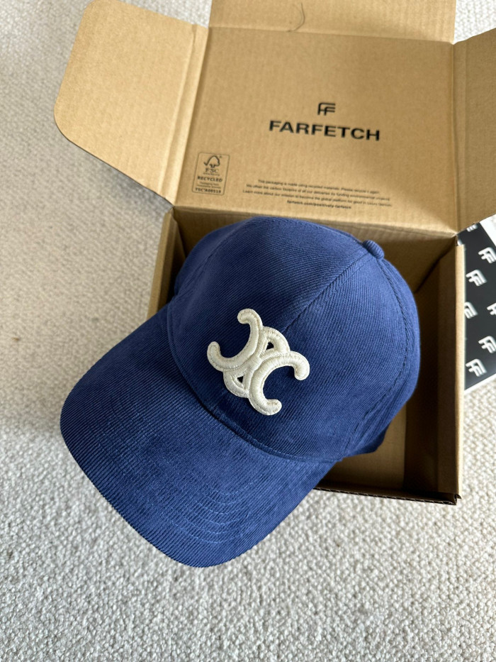 NIGO Celine Genderless Triomphe Baseball Cap In Cotton Hat #nigo97148