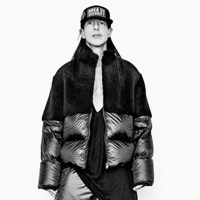 NIGO Rick Owens x Moncler Men's Winter Solid Color Standing Collar Zipper Splicing Long Sleeve Loose Puffer Down Jacket Ngvp #nigo7192