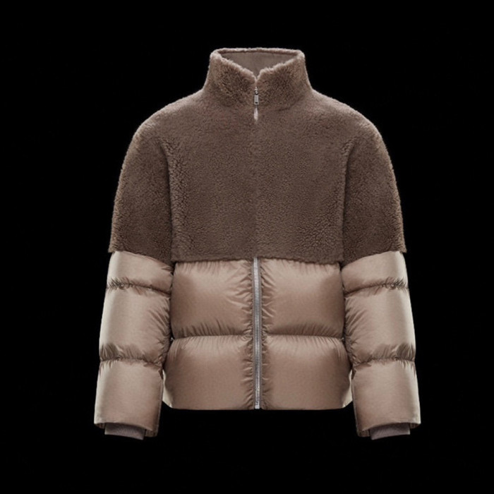 NIGO Rick Owens x Moncler Men's Winter Solid Color Standing Collar Zipper Splicing Long Sleeve Loose Puffer Down Jacket Ngvp #nigo7192