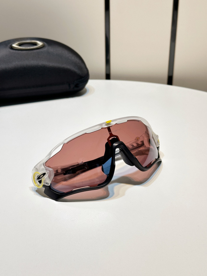 NIGO Oakley Matte Clear Frame Cycling Sports Eyewear Glasses #nigo97123