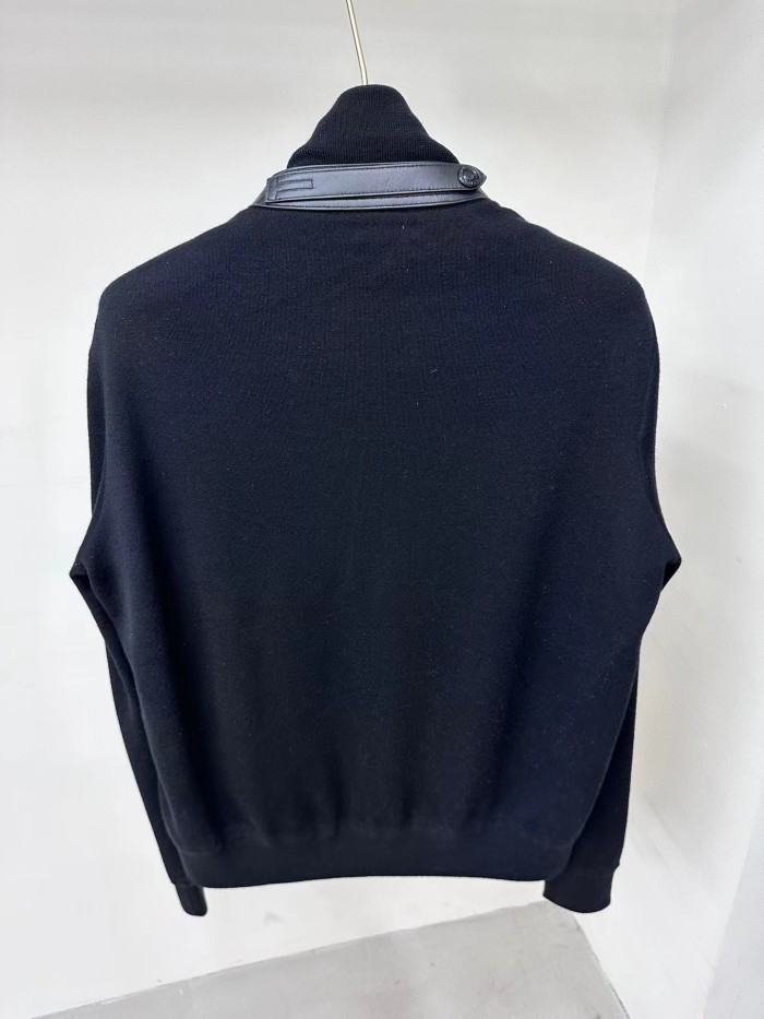 NIGO Tom Ford Men's Winter Knit Patchwork Down Zipper Jacket Nylon Fown Front Merino Blouson #nigo97213