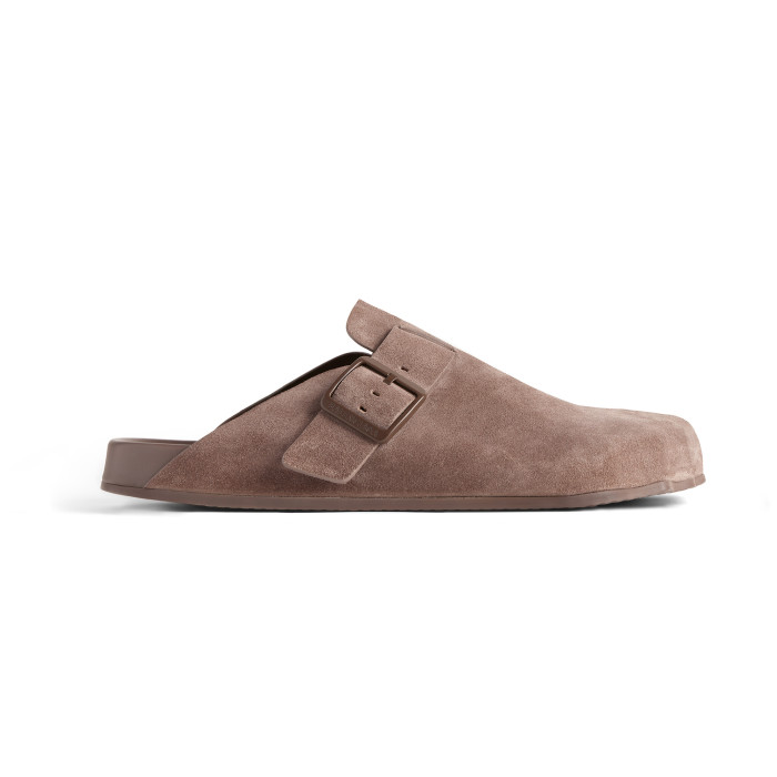 NIGO Balenciaga Men's Spring/Summer Solid Color Round Toe Leather Suede Casual Mule Slippers Ngvp #nigo7225