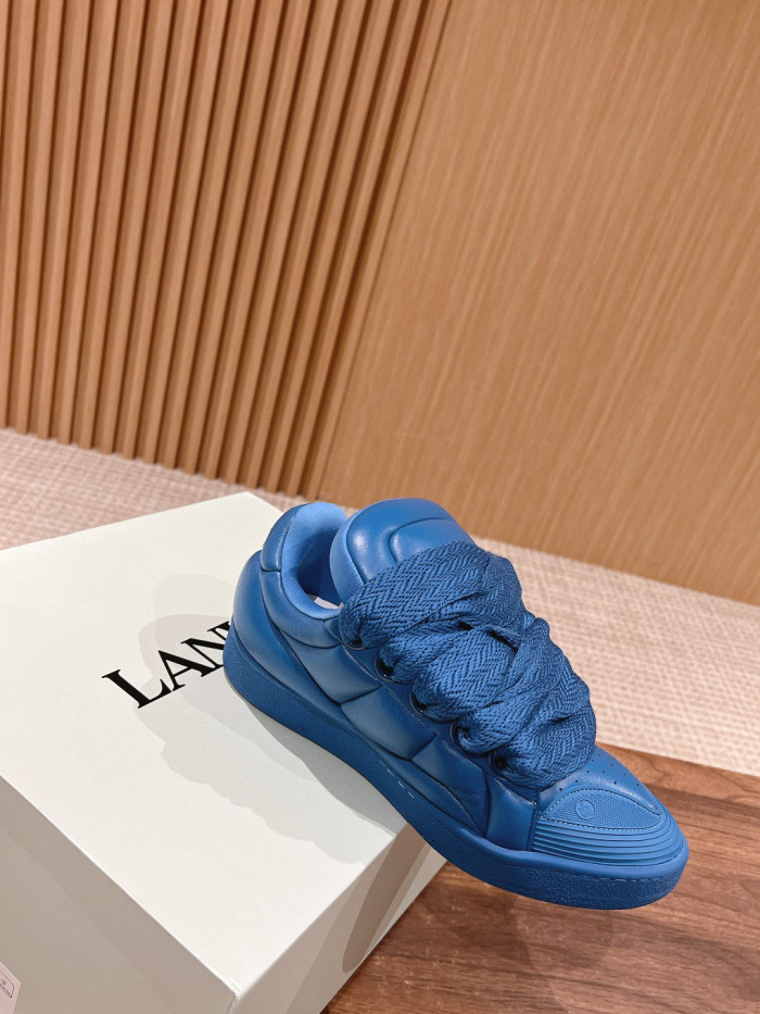 NIGO Lanvin Men's Lace Up Leather Curb Xl Sneakers Shoes #nigo97247