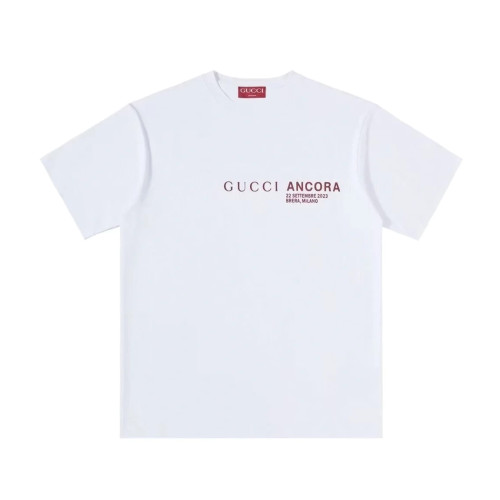 NIGO Gucci Men's And Women's Genderless Fall And Winter Models White Cotton Round Neck Short Sleeve T-shirt #nigo97233