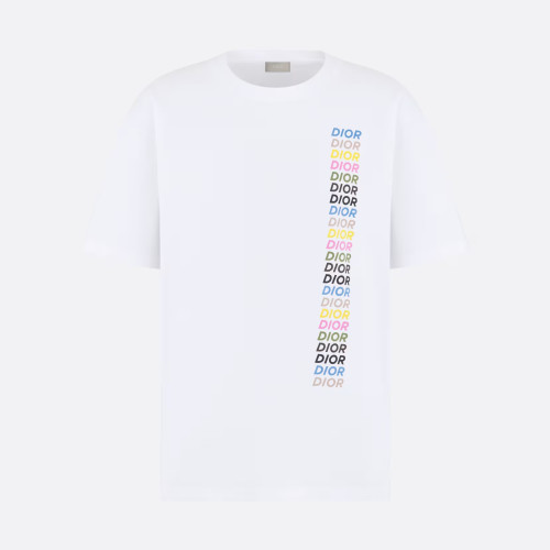 NIGO Dior Men's Summer Colorful Letter Short Sleeve Loose Fit T-Shirt #nigo97256