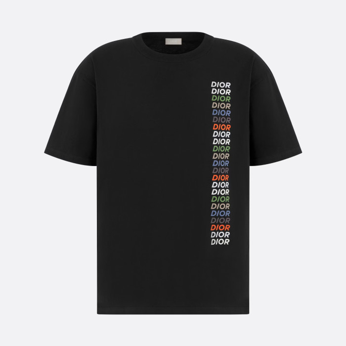 NIGO Dior Men's Summer Colorful Letter Short Sleeve Loose Fit T-Shirt #nigo97256