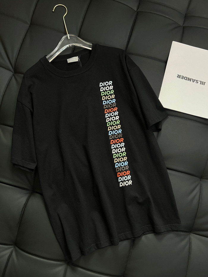NIGO Dior Men's Summer Colorful Letter Short Sleeve Loose Fit T-Shirt #nigo97256