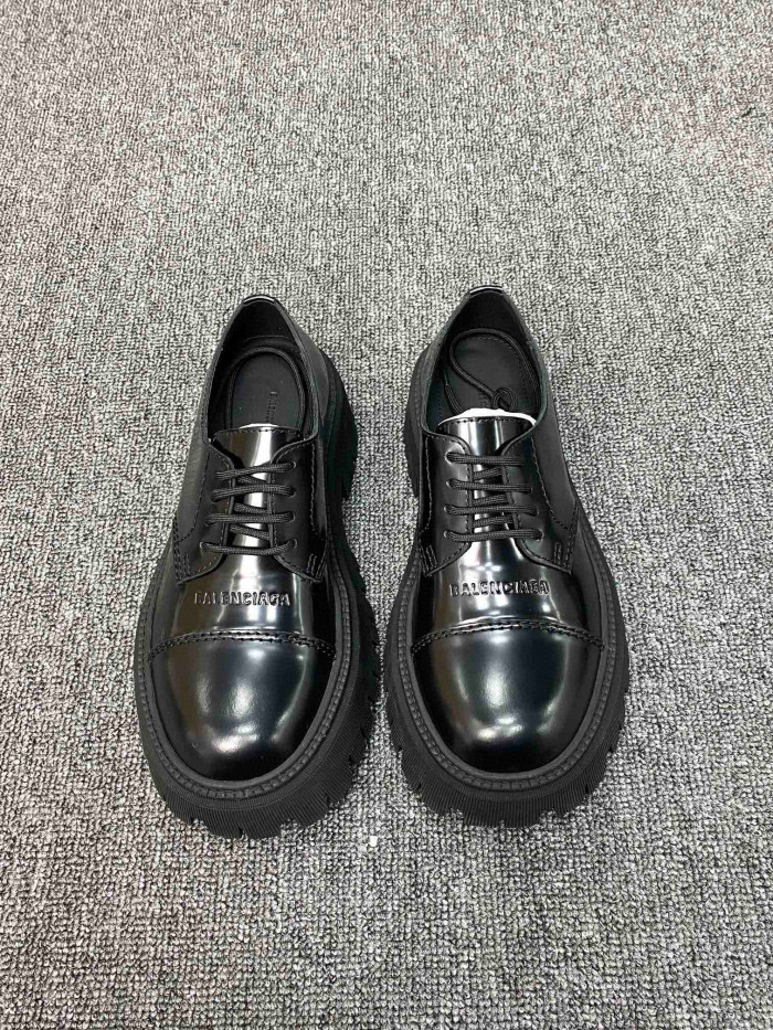 NIGO Balenciaga Men's Strike Thick Sole Martin Boots Casual Chunky Toe Derby Boots Shoes #nigo97276