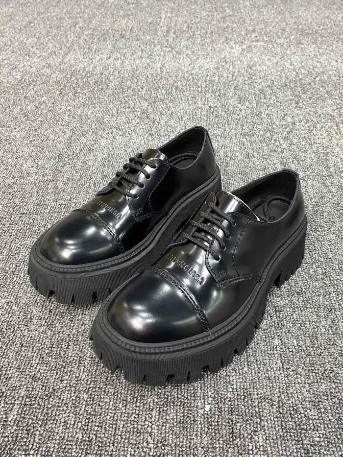 NIGO Balenciaga Men's Strike Thick Sole Martin Boots Casual Chunky Toe Derby Boots Shoes #nigo97276