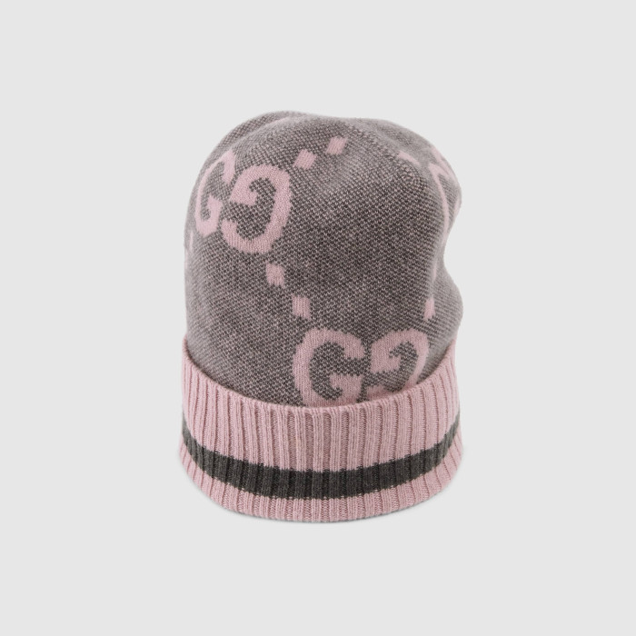 NIGO Gucci GG Knit Cashmere Hat Jacquard Tassel Scarf Set Suit #nigo97291