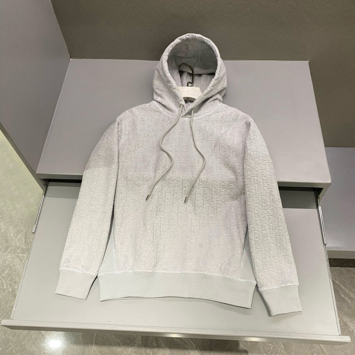 Dior Oblique Hooded Sweatshirt Relaxed Fit Loose Hoodie Pullover #nigo95126