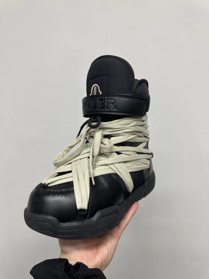 NIGO Moncler Men's High Top Cold Resistant Lace Up Leather Ski Shoes #nigo97356