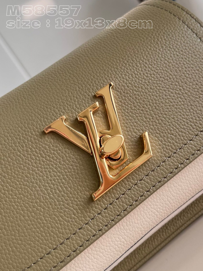 NIGO Louis Vuitton Women's Lockme Tender Leather Shoulder Bags Handbags #nigo97361