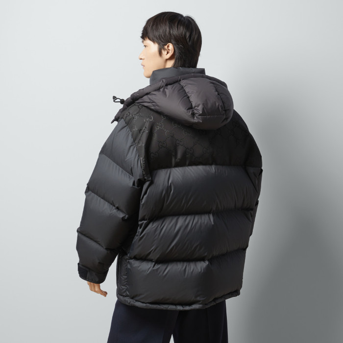 NIGO Gucci Men's Winter Detachable Hat Zip Hooded Puffer Down Jacket #nigo97366
