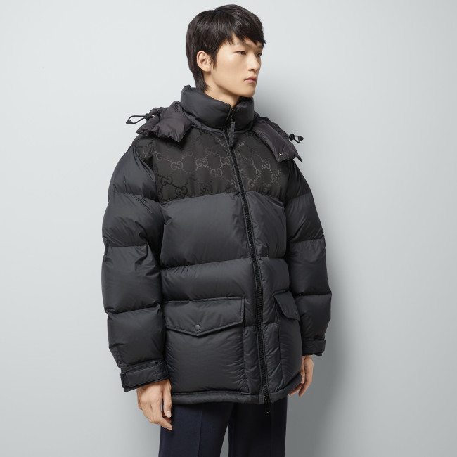 NIGO Gucci Men's Winter Detachable Hat Zip Hooded Puffer Down Jacket #nigo97366