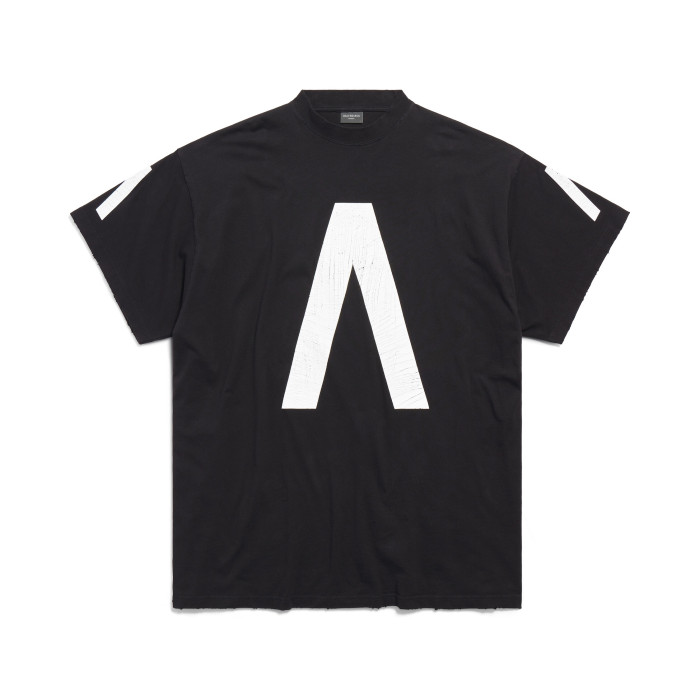 NIGO Balenciaga Music丨Archive Series Men's Summer Logo Cotton Round Neck Short Sleeve T-Shirt Top #nigo97375