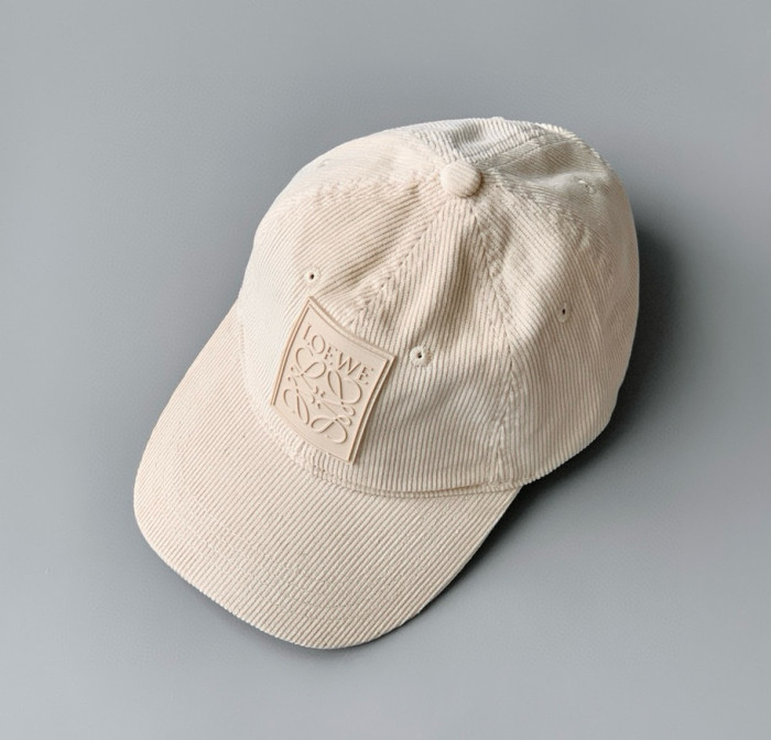 NIGO Loewe Women's Solid Colour Patch Cap In Corduroy Hat #nigo97376