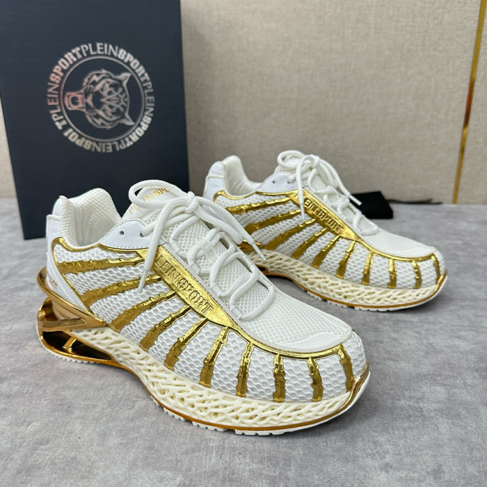 NIGO PhilippPlein Men's Low Top Tech Fabric Sneakers Running Shoes #nigo97393