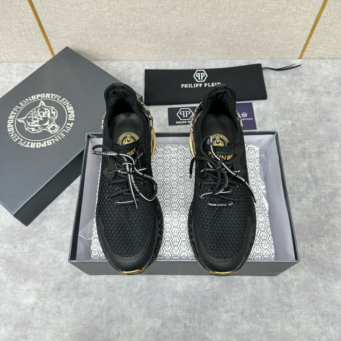 NIGO PhilippPlein Men's Low Top Tech Fabric Sneakers Running Shoes #nigo97393