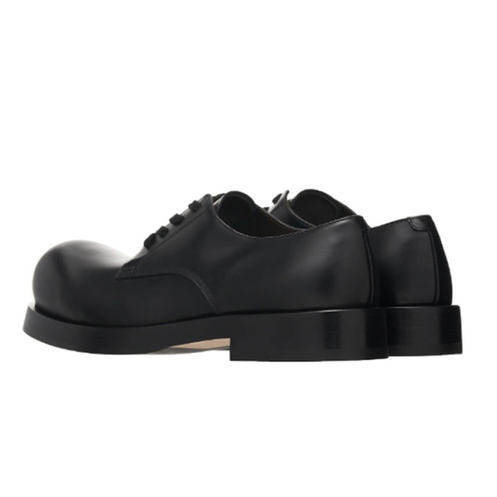 NIGO Bottega Veneta  Men's Spring And Autumn Fashion Cow Leather Lace Up Low Top Casual Shoes Black Leather Shoes Ngvp #nigo7318