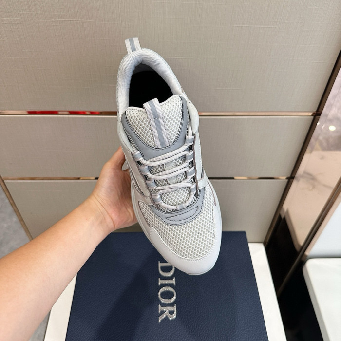 NIGO Dior B22 Men's Low Top Leather Mesh Fabric Retro Casual Sneakers Shoes #nigo97431
