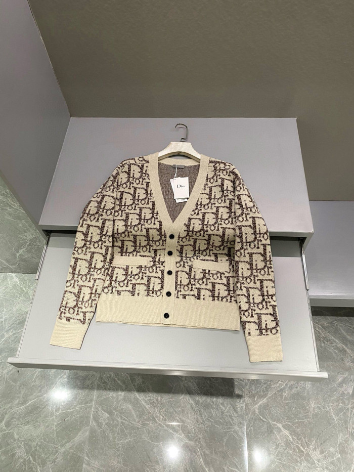 NIGO Gucci Men's Autumn And Winter Jacquard Knit Long Sleeved Cardigan Jumper Jacket #nigo97416