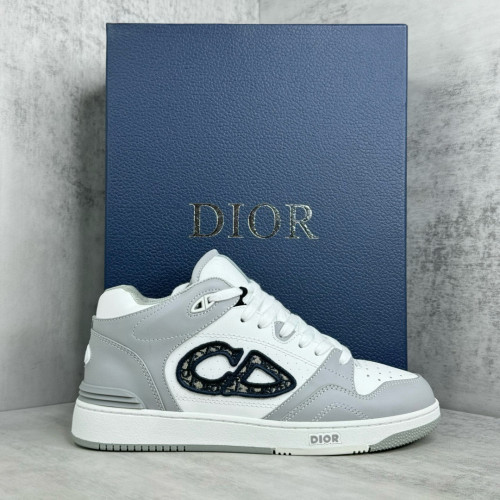NIGO Dior B57 Mid-Top Sneaker Men's Leather Lace Up Low Top Casual Sneakers Shoes #nigo97438