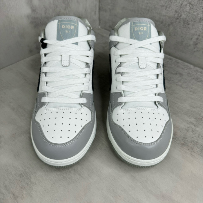 NIGO Dior B57 Mid-Top Sneaker Men's Leather Lace Up Low Top Casual Sneakers Shoes #nigo97438