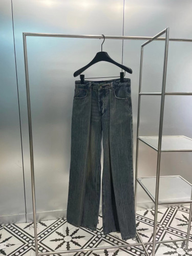 NIGO Balenciaga NIGO Balenciaga Men's Women's Autumn 2023FW New Double Front Double Leg Jeans Pants #nigo97463