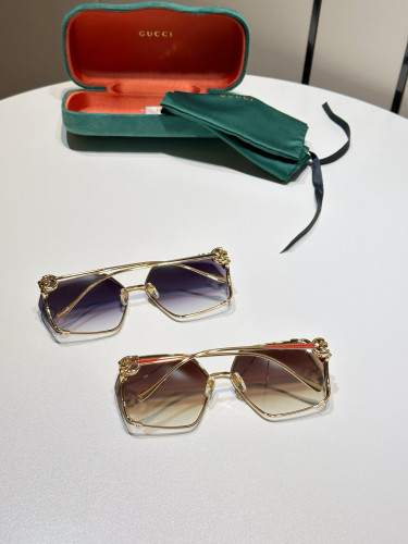 NIGO Gucci Oversized Frame Thin Legs Alloy Irregular Shape Sunglasses Glasses Eyeglasses #nigo97465