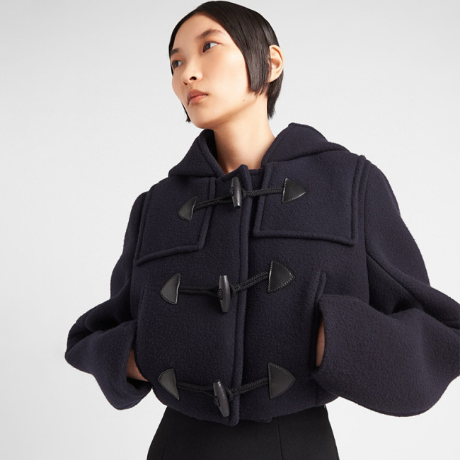 NIGO Prada Men's Women's Fall And Winter Fashion Casual Button Detachable Two-piece Hooded Short Jacket Ngvp #nigo7372