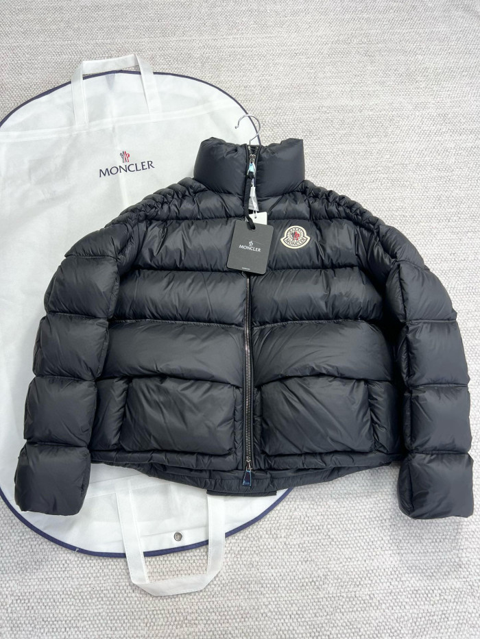 NIGO Moncler Men's And Women's Models Winter Black Zip Dofa Short Puffer Down Jacket #nigo97543