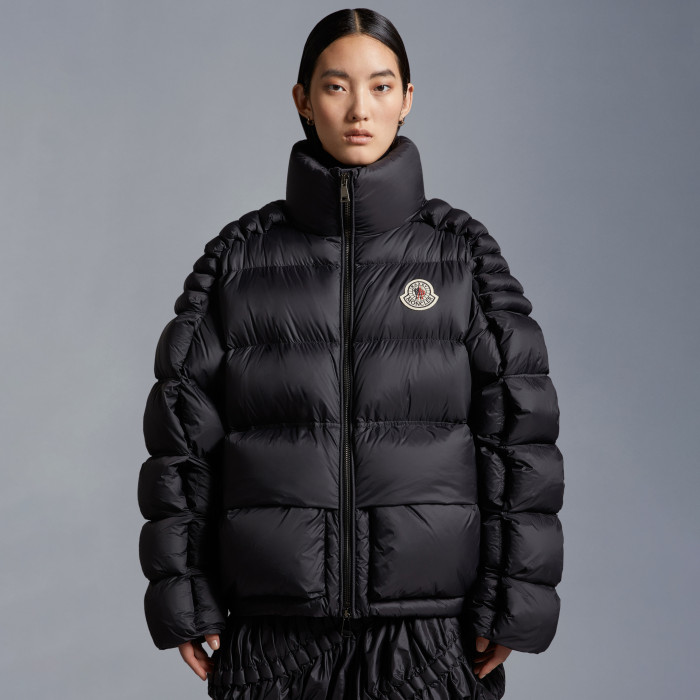 NIGO Moncler Men's And Women's Models Winter Black Zip Dofa Short Puffer Down Jacket #nigo97543