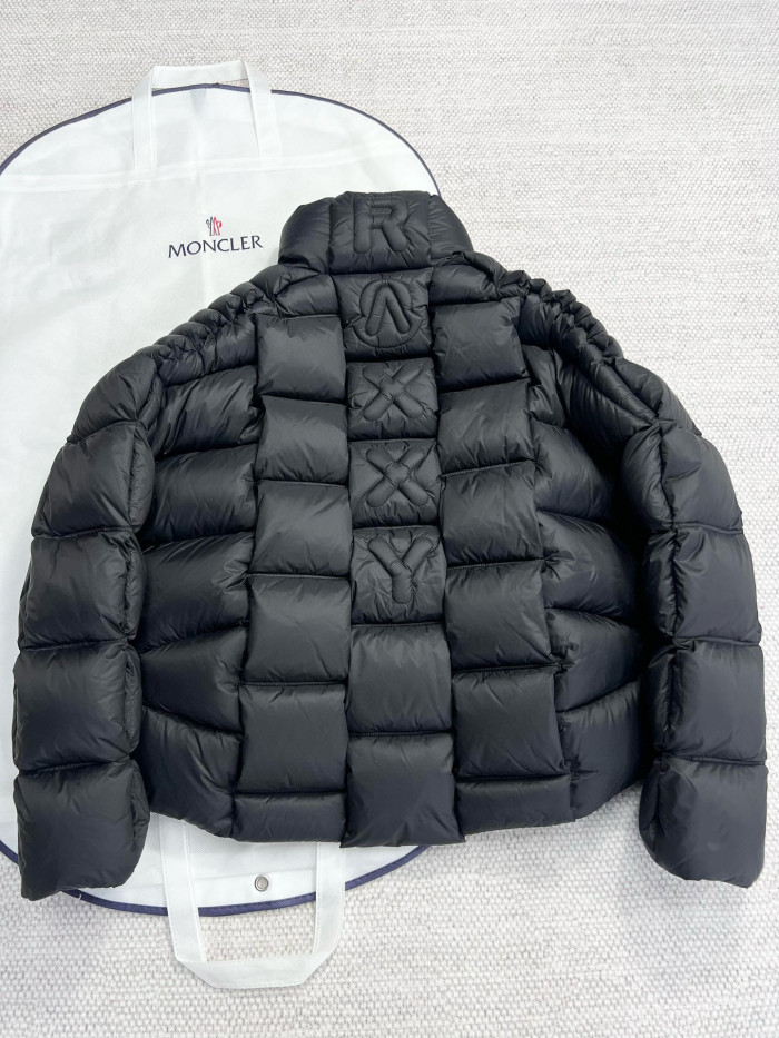 NIGO Moncler Men's And Women's Models Winter Black Zip Dofa Short Puffer Down Jacket #nigo97543