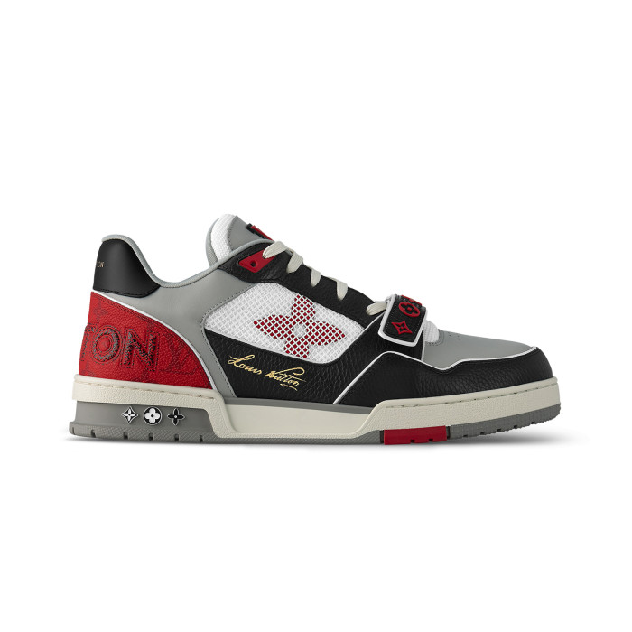 NIGO Louis Vuitton Men's LV Trainer Sneaker Fw24 Velcro Low Top Shoes #nigo97544
