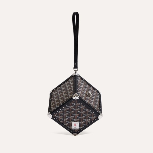 NIGO GOYARD Dé Trunk Bag Leather Cube Shaped Tote Bags #nigo97582