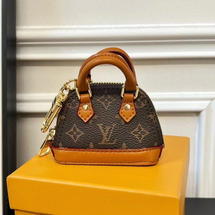 NIGO Louis Vuitton MICRO ALMA Bag Accessories Monogram Canvas Mini Keychain Pendant #nigo97621
