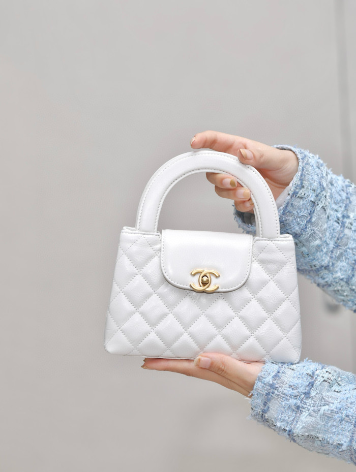 NIGO Chanel 23K Kelly Ladies Solid Colour Chain Shoulder Leather Handbag Bag Bags #nigo97614