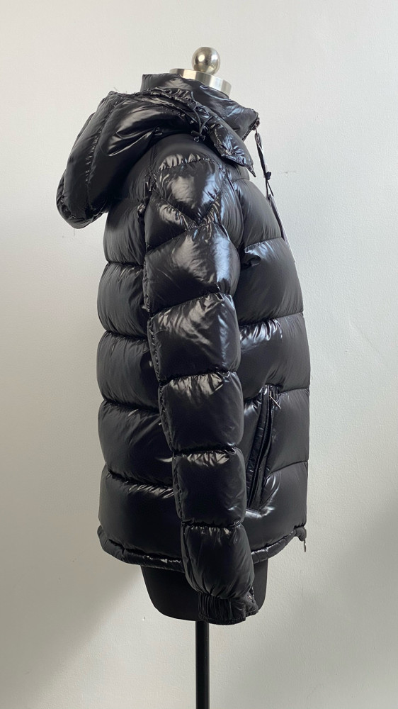 NIGO Moncler Maya Men's Winter Black Zip Short Hooded Puffer Down Jacket #nigo97625