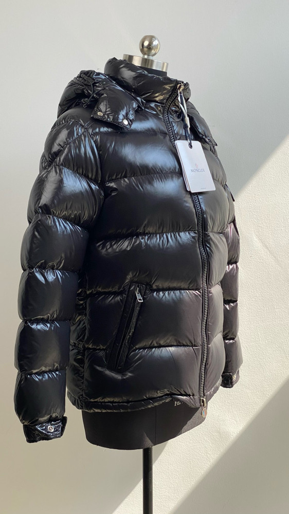 NIGO Moncler Maya Men's Winter Black Zip Short Hooded Puffer Down Jacket #nigo97625