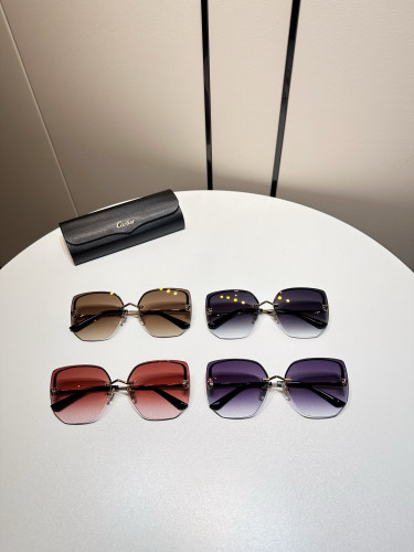 NIGO Cartier Men's Lens Legs Letter Logo Metal Irregular Shape Rimless Sunglasses Glasses Eyeglasses #nigo97667