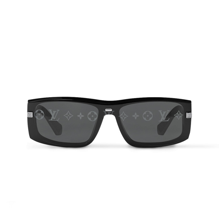 NIGO Louis Vuitton LV Speed Mask Men's Logo Decorative Temples Irregularly Shaped Sunglasses Glasses #nigo97726