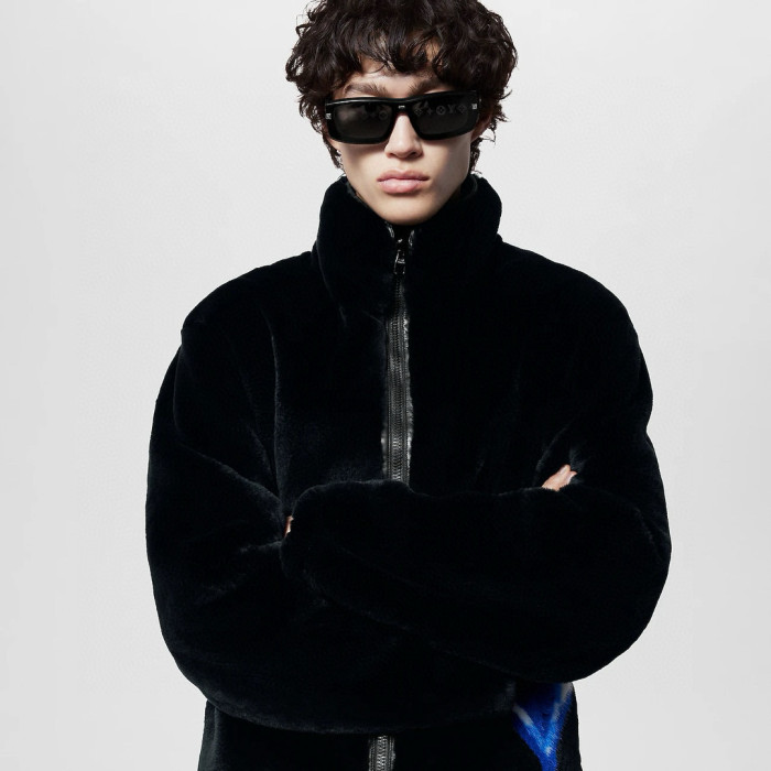 NIGO Louis Vuitton LV Speed Mask Men's Logo Decorative Temples Irregularly Shaped Sunglasses Glasses #nigo97726