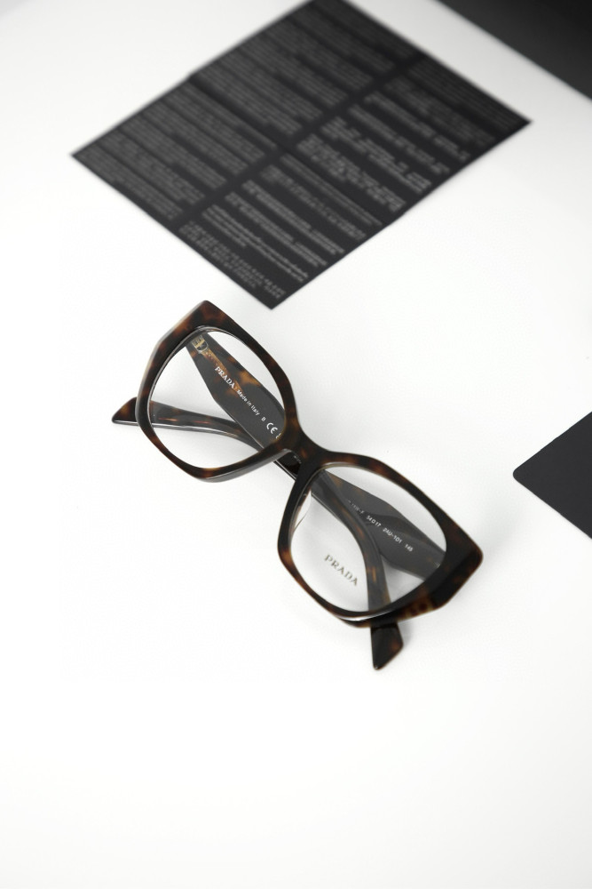 NIGO Prada Women's Geometric Polygon Optical Eyewear Glasses #nigo97751