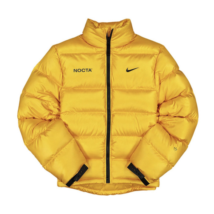 NIGO Nike x Drake Nocta Men's Winter Solid Colour Logo Lapel Zipper Long Sleeve Puffer Down Jacket #nigo97737
