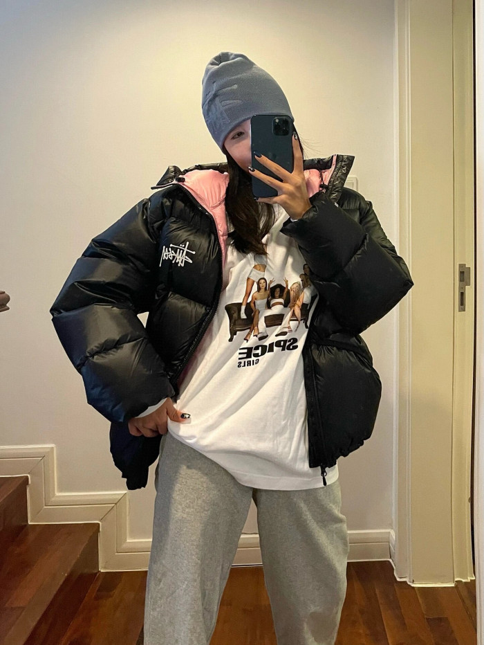 NIGO Stussy Micro Ripstop Down Parka Long Sleeve Zipper Hooded Puffer Down Jacket #nigo97738
