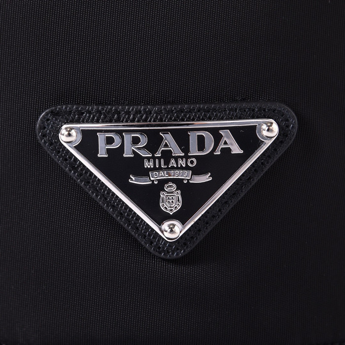 NIGO Prada Men's Black Re-Nylon Recycled Nylon Fisherman's Hat Cap #nigo97754